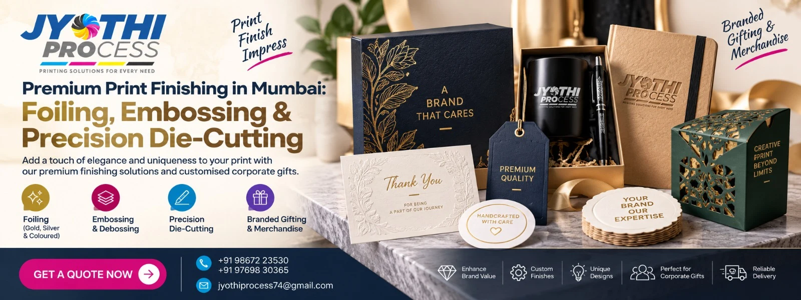 Print finishing printing by Jyothi Process, Mumbai