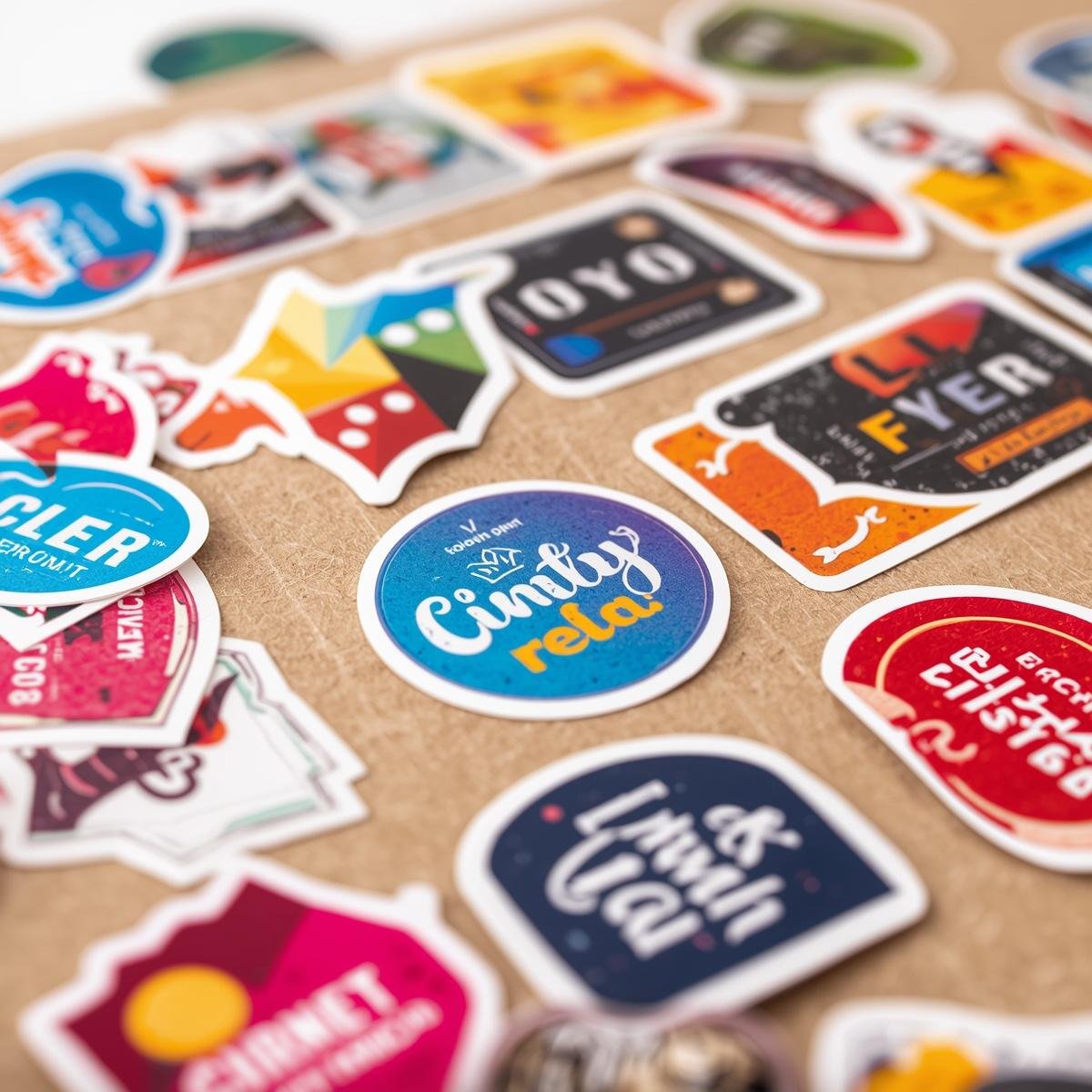 Custom stickers and product labels